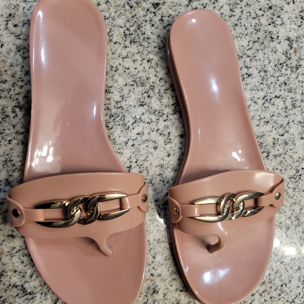 Vince Camuto Evolet Jelly Thong Flip-Flop Women's 10M - Used